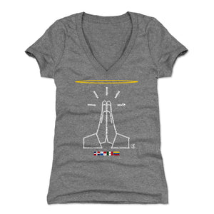 Los Angeles A Women's V-Neck T-Shirt | 500 LEVEL