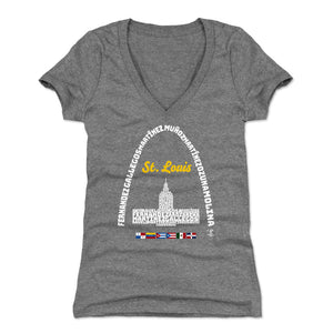 St. Louis Women's V-Neck T-Shirt | 500 LEVEL