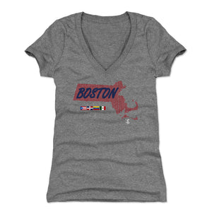 Boston Women's V-Neck T-Shirt | 500 LEVEL