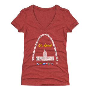 St. Louis Women's V-Neck T-Shirt | 500 LEVEL