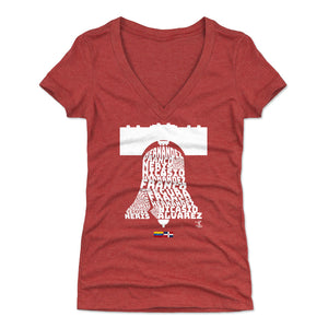 Philadelphia Women's V-Neck T-Shirt | 500 LEVEL