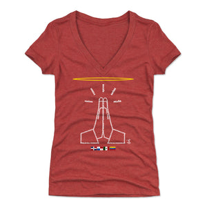 Los Angeles A Women's V-Neck T-Shirt | 500 LEVEL