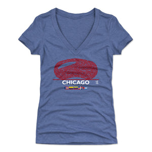 Chicago C Women's V-Neck T-Shirt | 500 LEVEL